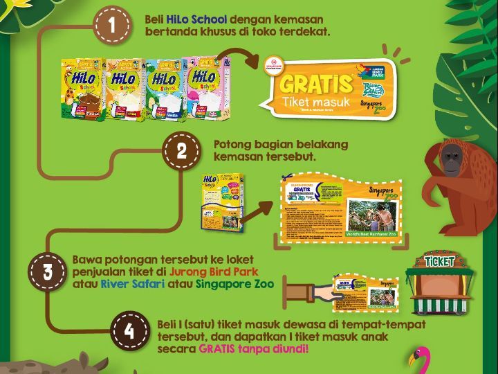 Detail promo tiket Singapore Zoo
