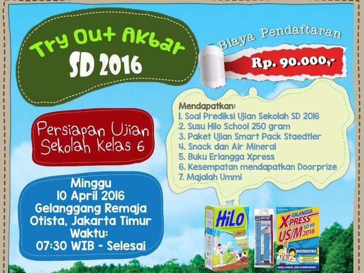 Cover Try Out Akbar SD 2016 bersama HiLo School