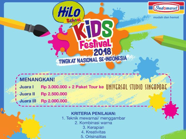 Detail HiLo School Kids Festival 2018 Indomaret