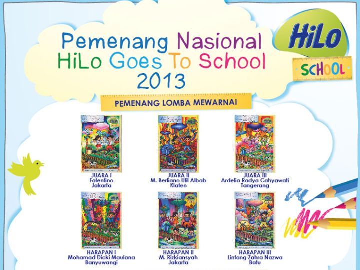 Detail Lomba Mewarnai HiLo Goes To School