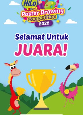 Pemenang HiLo School Poster Drawing Competition 2022